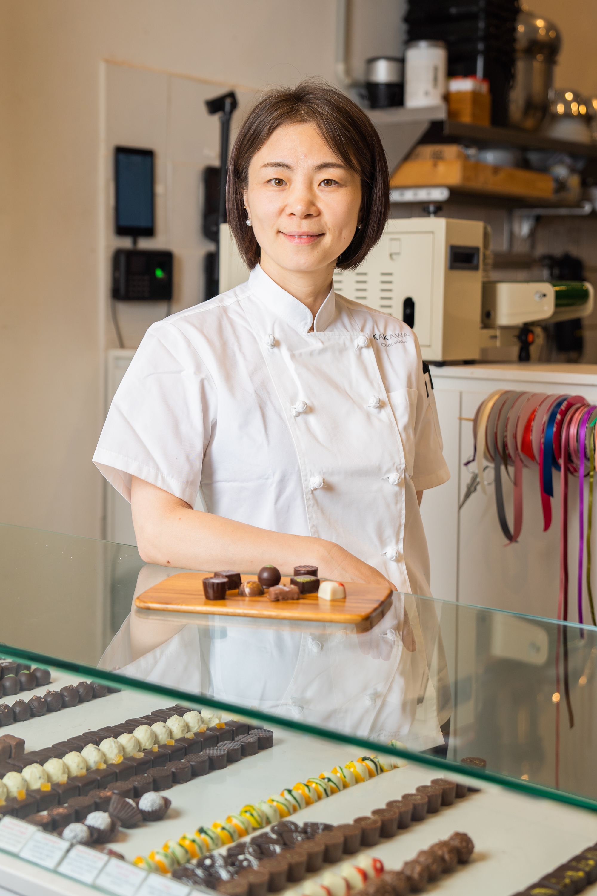 Jin Sun Kim, founder of Kakawa Chocolates