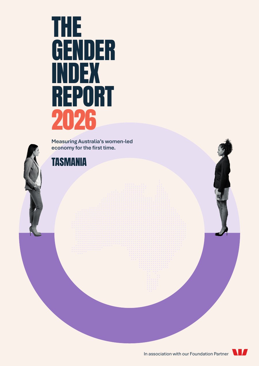 Cover of The Gender Index Australia 2026 Tasmania report